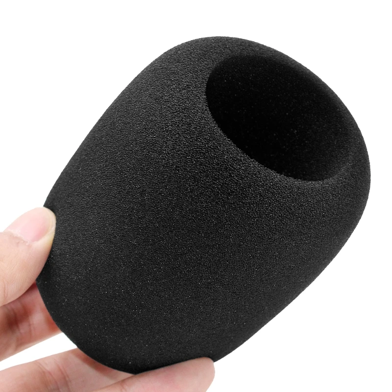 Esponja para micrófono de parabrisas, cubierta de micrófono a prueba de viento, filtro de espuma para Razer Seiren X, grabadora práctica, parabrisas Pops