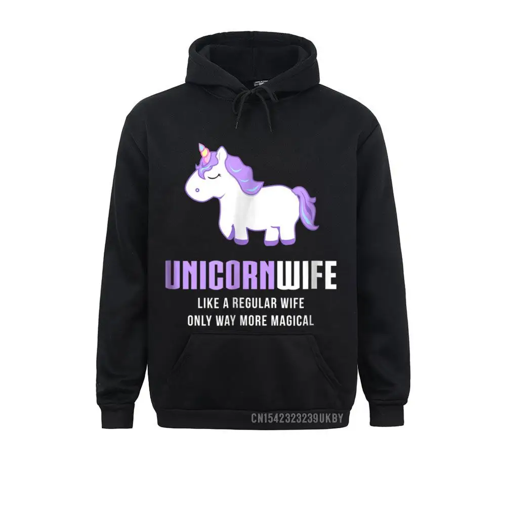 Unicorn Wife Harajuku Funny Cute Magical Gift 2021 Fashion Long Sleeve Classic Sweatshirts Adult Hoodies Clothes Winter