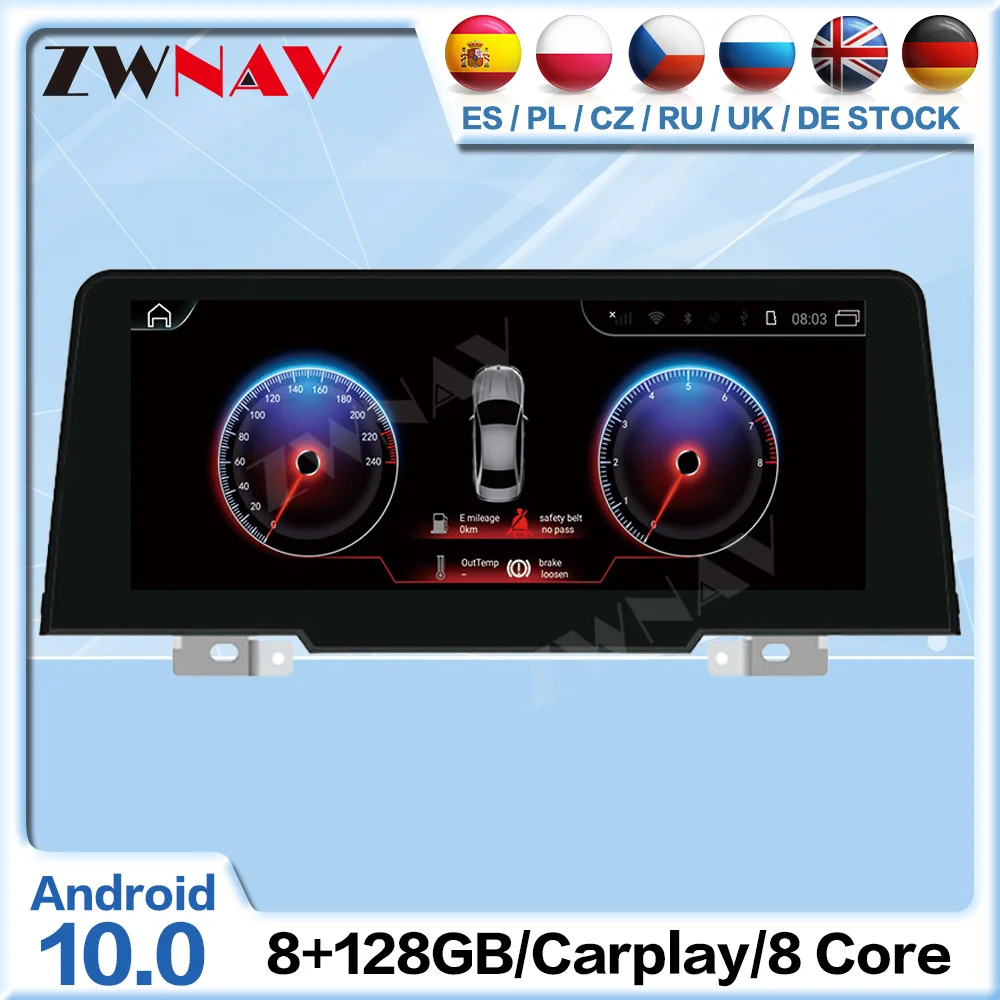 128G Carplay Android Radio Receiver For BMW 1er F20 F21 2er F22 F23  F87 M2 2018 2019 2020 Car Audio Stereo GPS Video Head Unit