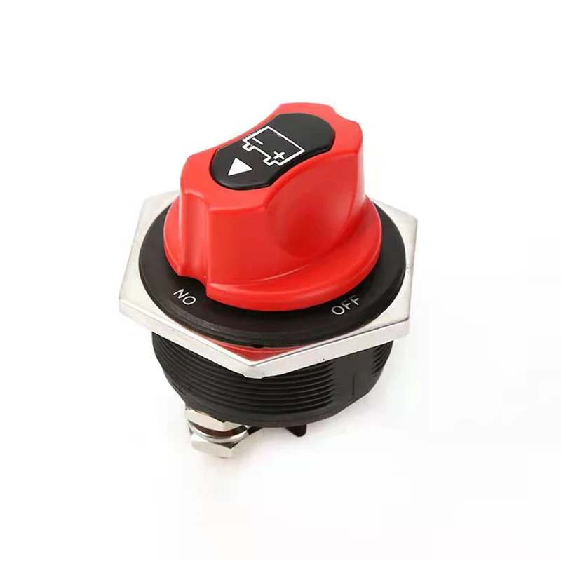Interruttore batteria, interruttore principale di interruzione dell'alimentazione della batteria 12-48 V sezionatore di disconnessione per auto, veicolo, camper e barca (On/Off)