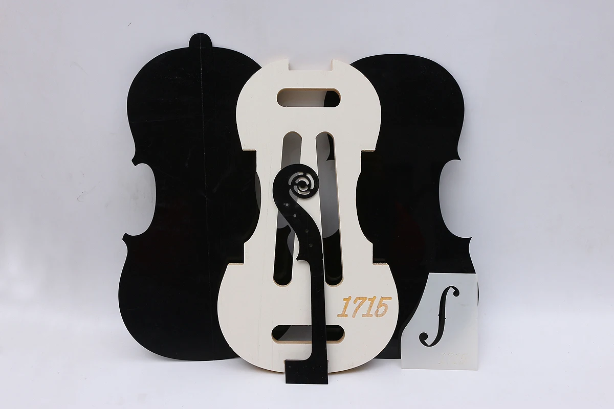 Stradivari 1715 Year Style Molds 4/4  Violin  Neck / F Hole   Templet   Making Tools