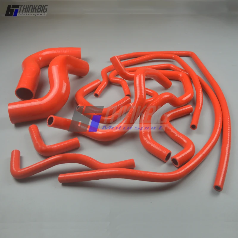 Silicone Radiator Hose Kit For 1997-2008 Subaru Forester SF/SG5/SG9  EJ205/EJ25 (12pcs)