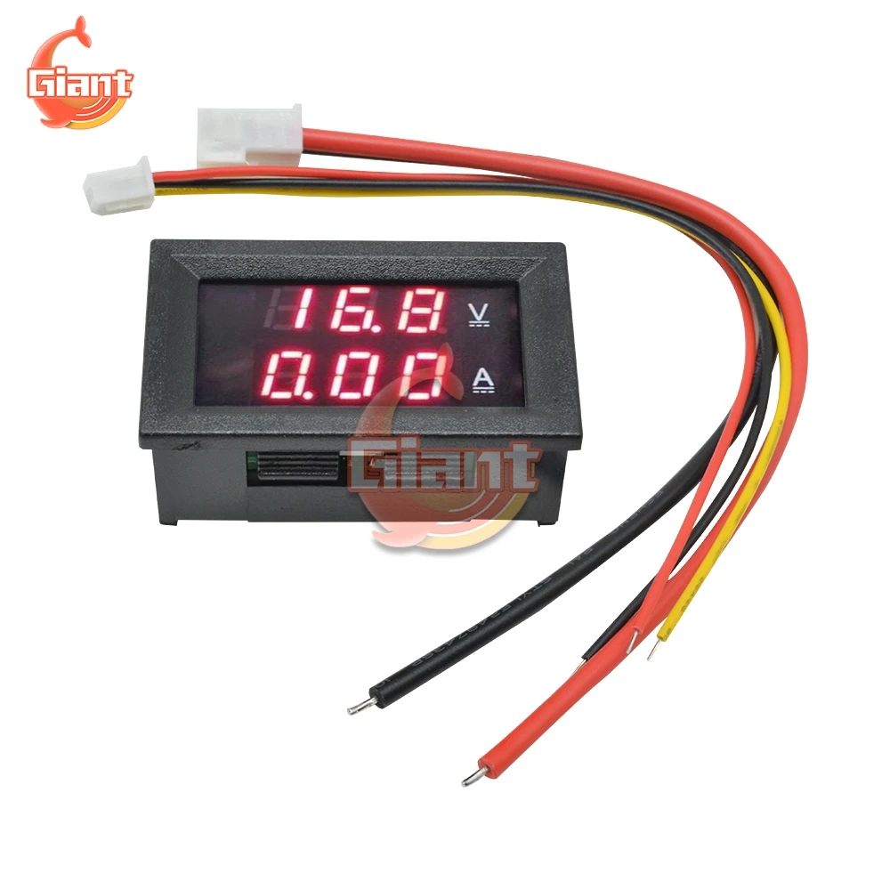 LED Digital Voltmeter Ammeter DC 50A 100A 75mV FL-2 DC Analog Ammeter Current Shunt Resistor DC100V 50A Volt Ampere Meter Tester