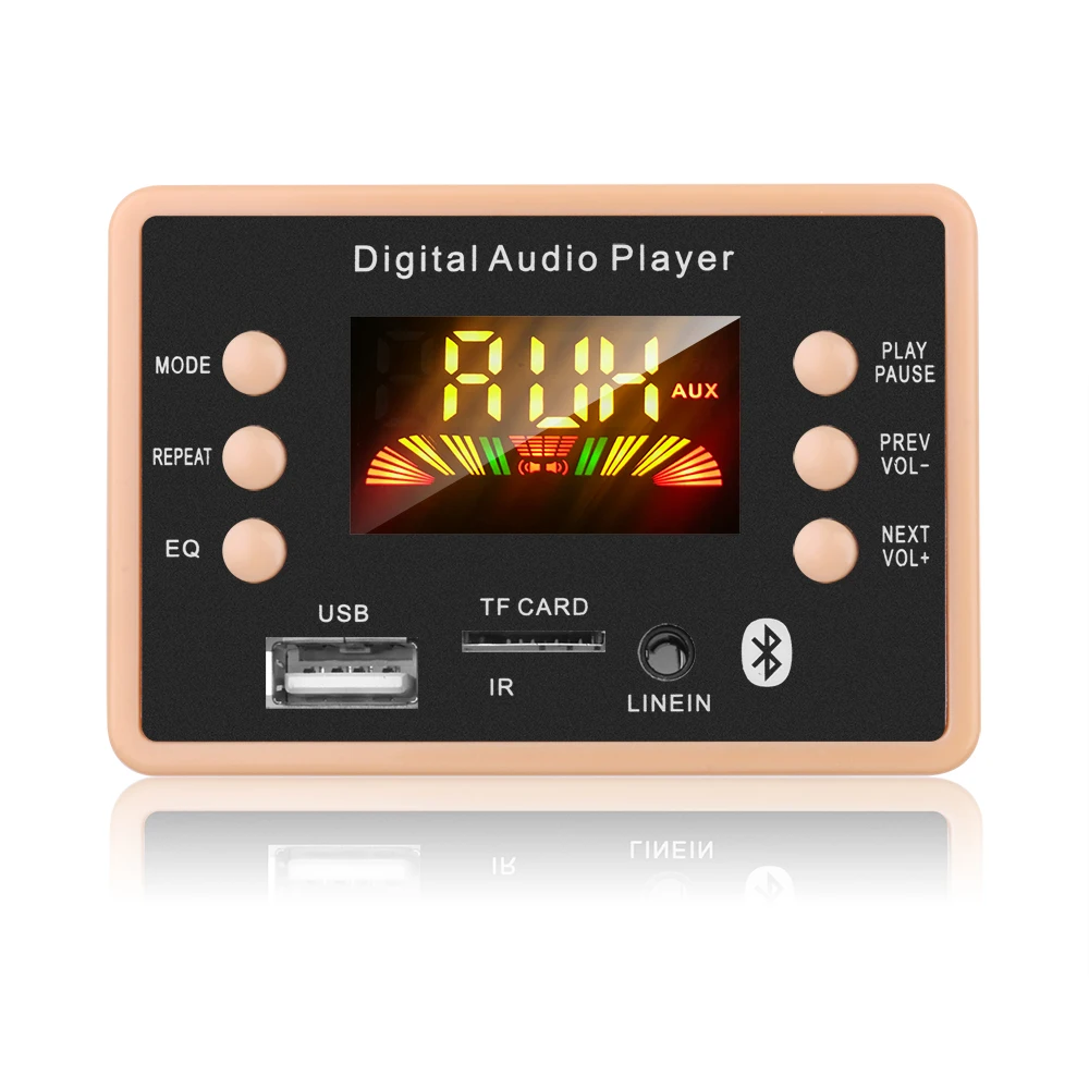 5V 12V MP3 Player Bluetooth 5.0 Decoder Board Module Car Radio Support WMA WAV TF Card Slot / USB / FM Remote Board Module