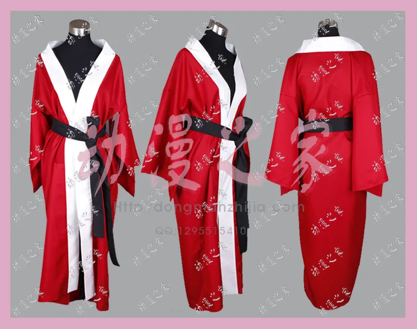 

Black Butler Alois Trancy Red Bathrobe Kimono Cosplay Costume Gorgeous Dress Adult Halloween Christmas Party Outfit