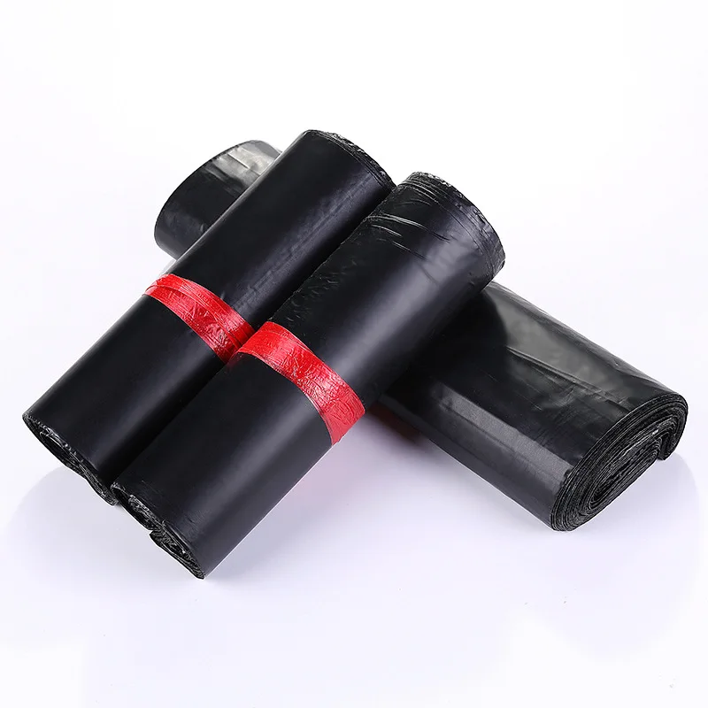 100pcs Black Smooth New PE Plastic Poly Storage Bag  Envelope Mailing Bags Self Adhesive Seal Plastic Pouch Shipping Bags Mailer