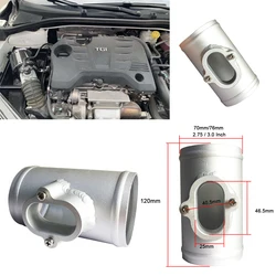 2.5/2.75/3.0 Inch Air Intake Pipe Flow Sensor Mount for Chevrolet Cruze Opel Astra MAF Performance Air Intake Meter Adapter Tube