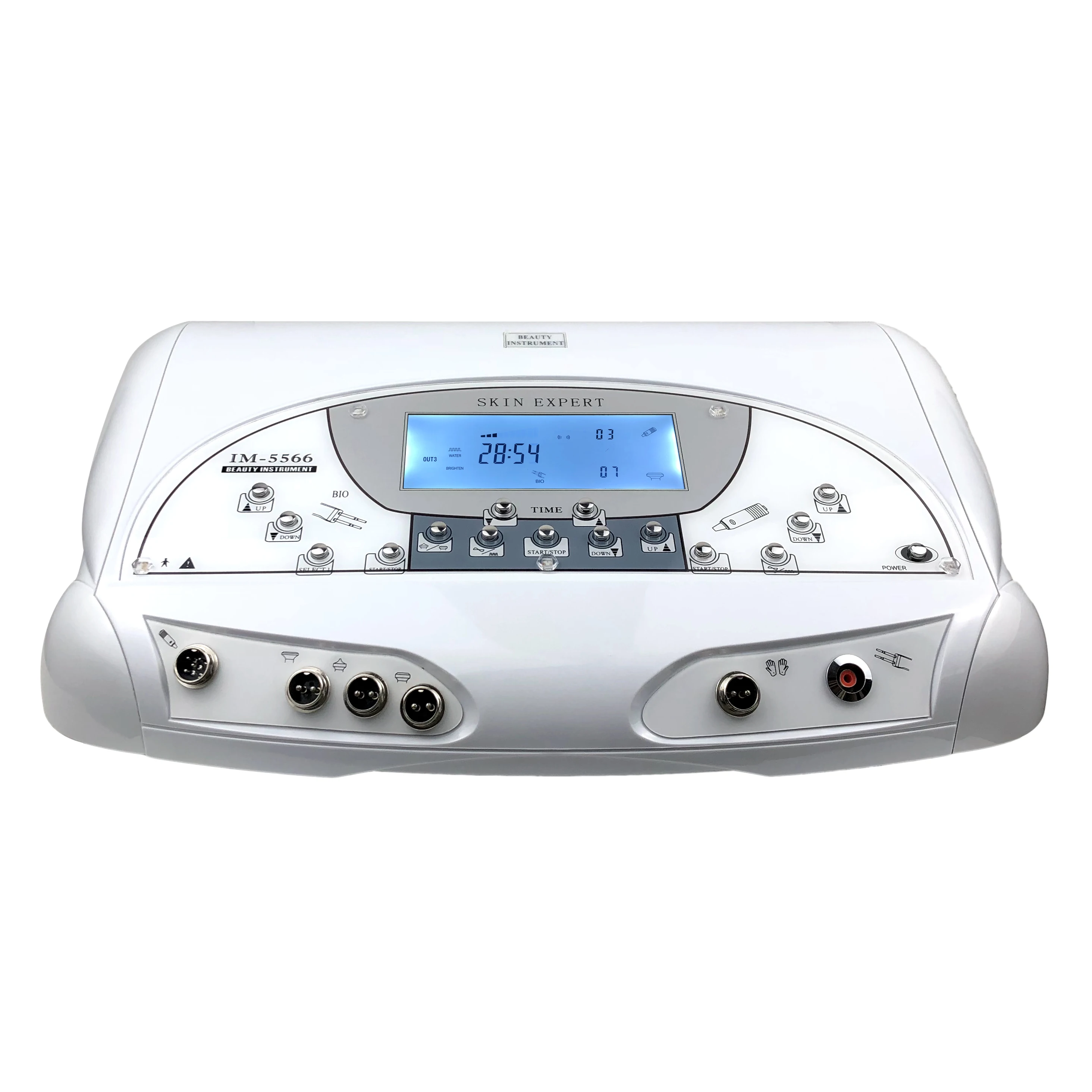 New Ultrasonic Skin Scrubber Magic Gloves BIO EMS Electrodes Microcurrent Skin Lifting Wrinkle Removal Beauty Machine