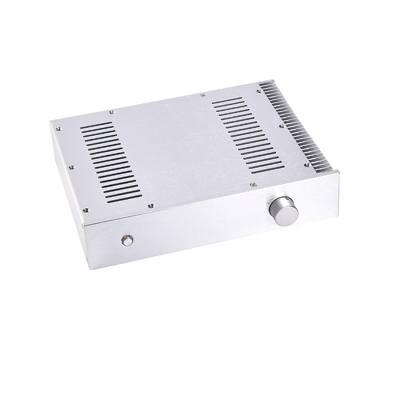 

CJ-172 Silver HIFI all aluminum audio amplifier chassis Class A amplifier chassis /AMP Enclosure /case/DIY box (323*70* 248mm)