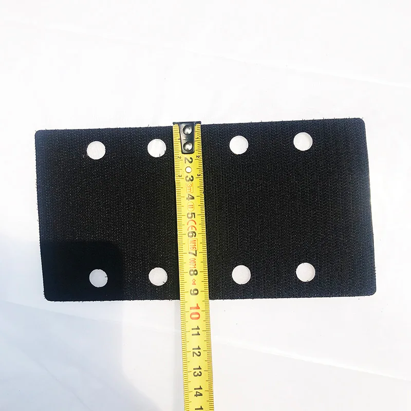Automotive dry grinder rectangular buffer pad 90 180mm4 plus 4 hole grinder to protect the cushion 8 holes