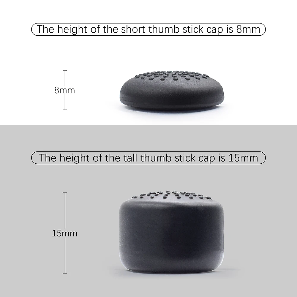 8Pcs PS5 Controller จุดซิลิโคนเพิ่ม Anti-Slip Thumb Stick Grips ปุ่ม Caps สำหรับ Playstation 5 /PS4