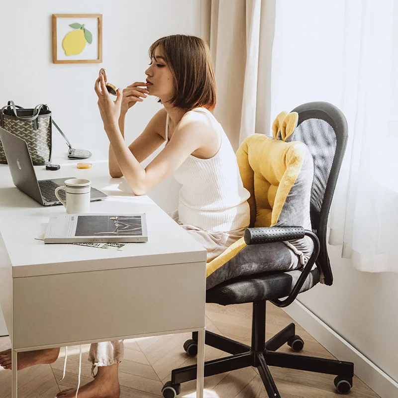 JOYLOVE Komfort Halb Geschlossene Kissen Für Büro Stuhl Schmerzen Relief Kissen Ischias Bleicher Sitze Mit Rücken Und Kissen