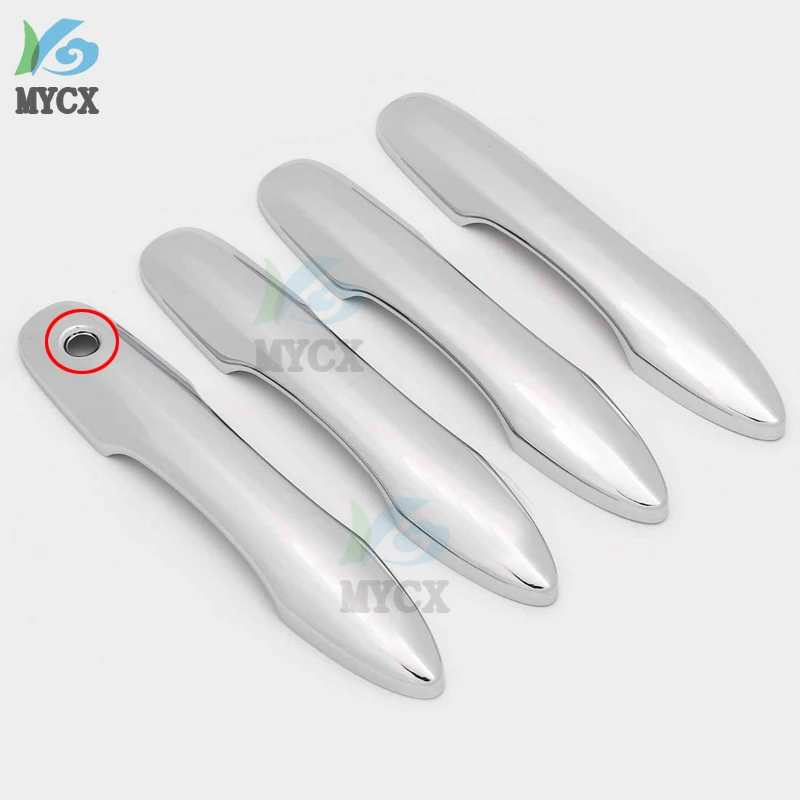 Chrome Handles Cover Trim For Toyota Corolla Auris E210 2019 2020 2021 Car Accessories Stickers Auto Styling Handle