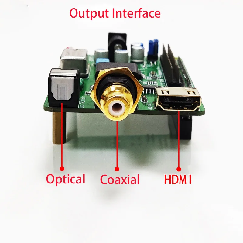 • I2S coassiale ottico HDMI HiFi DAC scheda Audio digitale decodifica scheda Audio per Raspberry Pi 2B 3B 3B 4B DSD64 128 256 512