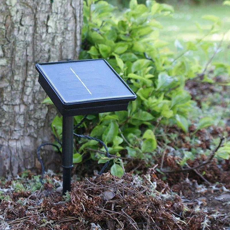 Luci a LED pianta finta luci solari foglia d'acero fata luci ghirlanda esterna impermeabile lampada solare natale per la decorazione del giardino