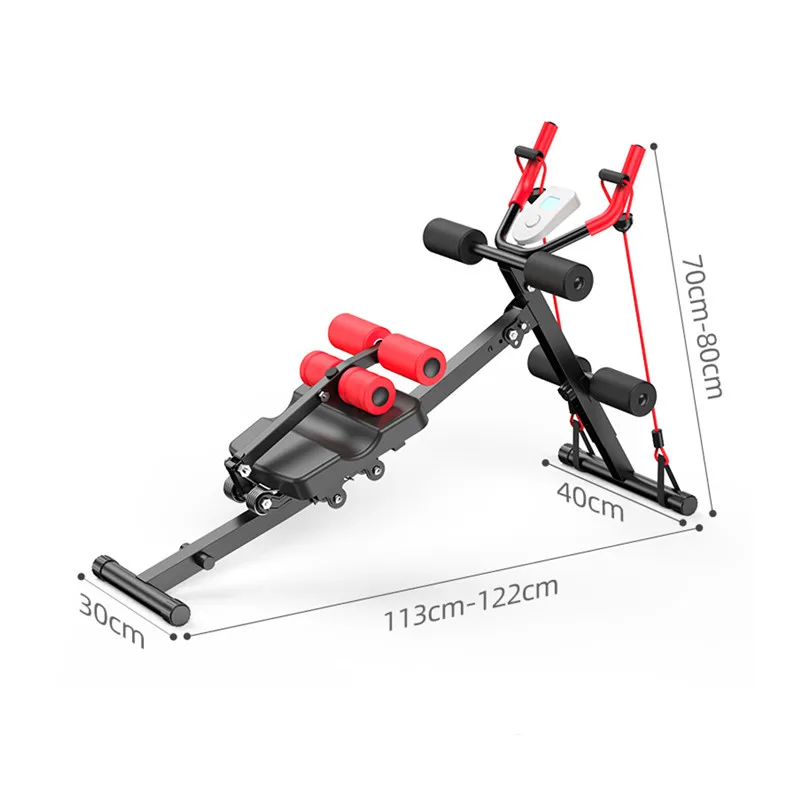 AB Gliders Trainer Rail Cruncher Abdominal Roller Smart Device Lose Weight Machine Machine Gym Home ABS Fitness Gym Equipment