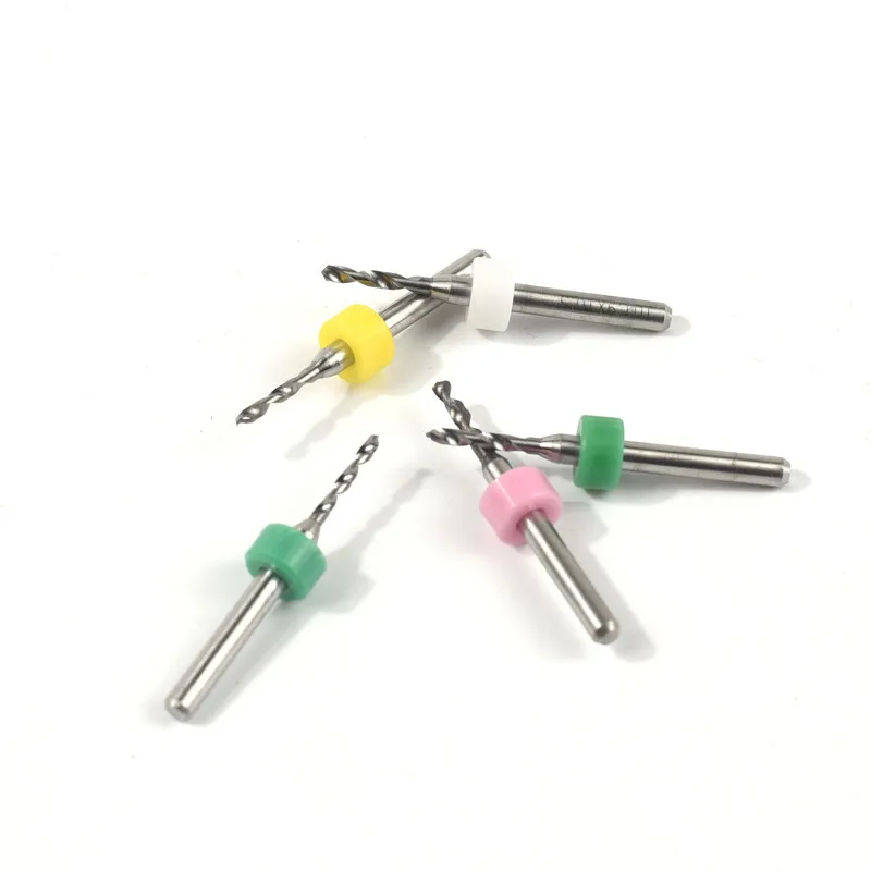 10 pz/set 0.1-1/0.3-1.2/1.1-2/0.6-1.5MM in lega dura PCB Print Circuit Board carburo Micro punte strumento per SMT CNC