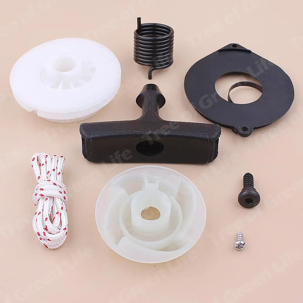 Giật Khởi Động Ròng Rọc Mùa Xuân Cầm Dây Bộ Husqvarna 435 440 445 450 445E 450E Máy Cưa Xích