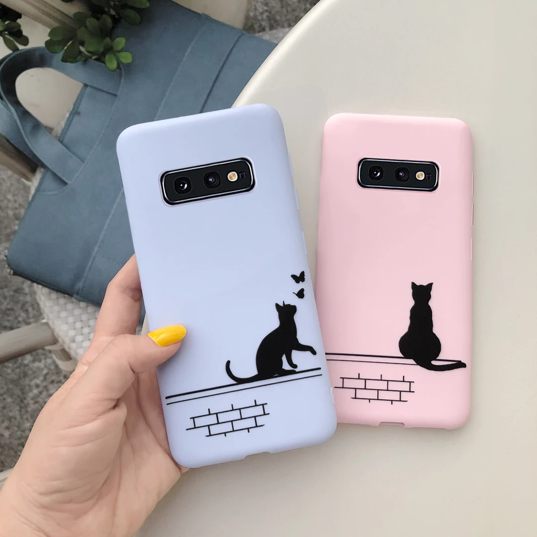 Case For Samsung Galaxy S10e Phone Case tpu Soft Silicone Cute Funny Cartoon Cover Case For Samsung Galaxy S10e G970F S 10e Case