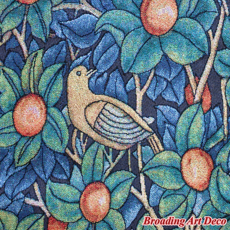 William Morris Woodpecker Tapestry Wall Hanging Jacquard Weave Gobelin Home Textile Decoration Cotton 100% Big Size 140x68cm