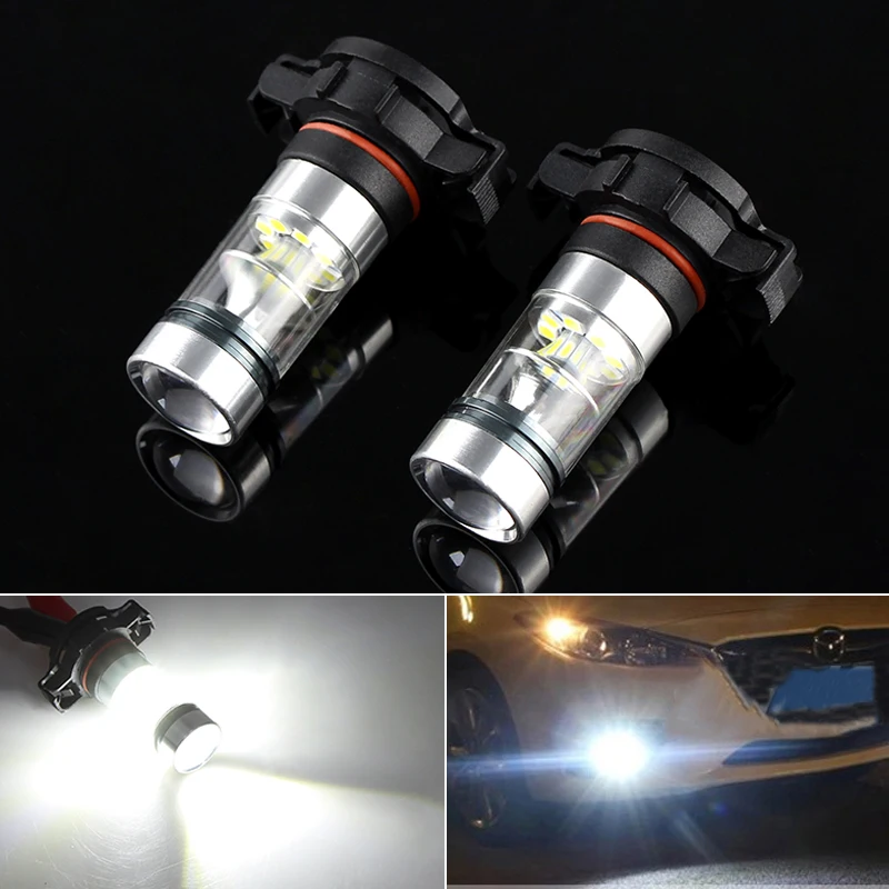2PCS Für GMC Yukon 2007 2008 2009 2010-2014 Auto LED Nebel Vorne Fahren Glühbirnen Lampen 5202 H16 6000K Fehler Freies Zubehör – Detail 3