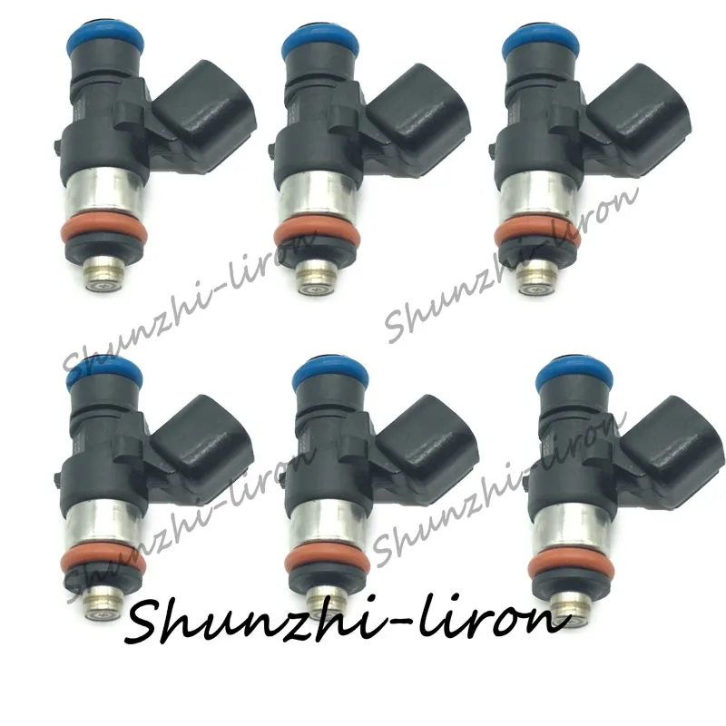 

6pcs Fuel Injector Nozzle OE 0280158191 Injection System For Ford Mustang MKX 11-16 Lincoln 3.5L 3.7L 0 280 158 191