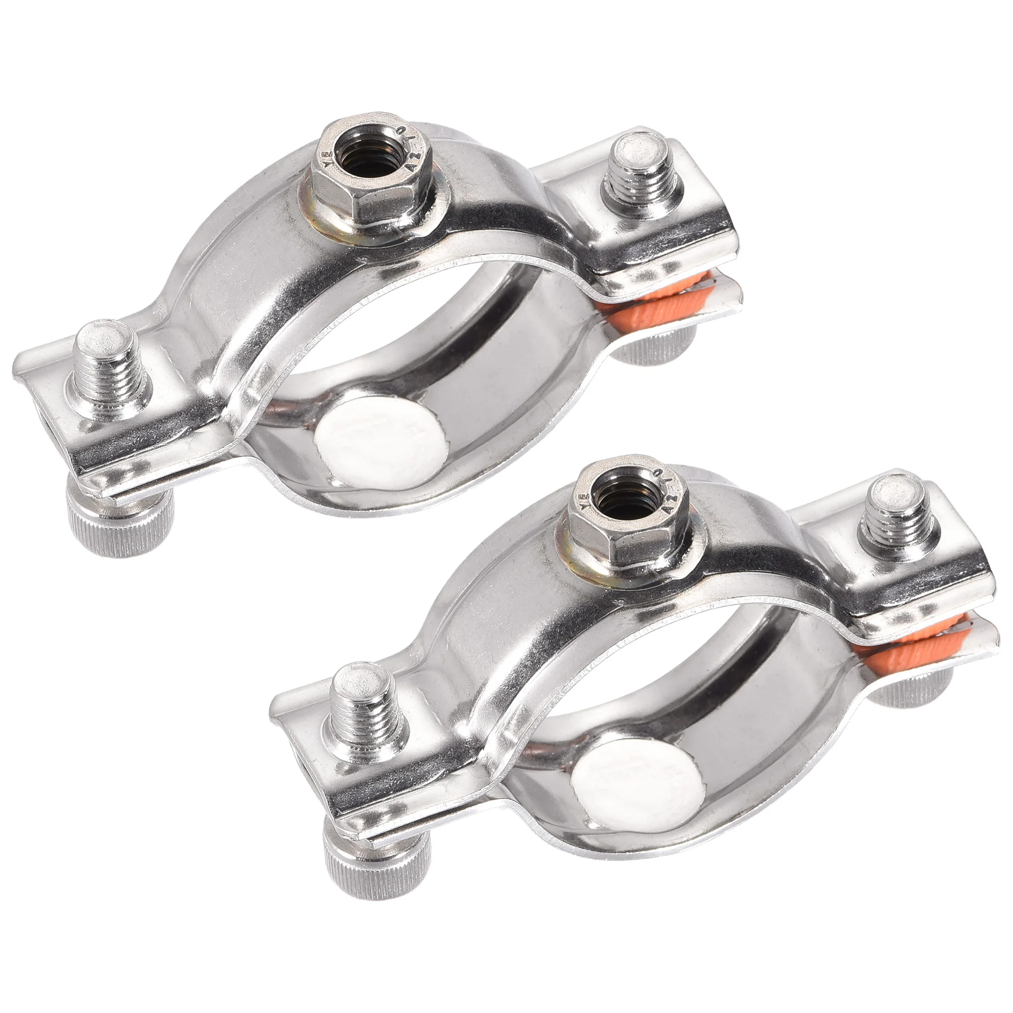 

2pcs Wall Ceiling Mount Pipe Supports, 304 Stainless Steel Adjustable Pipe Bracket Clamp for 42-45mm Pipe