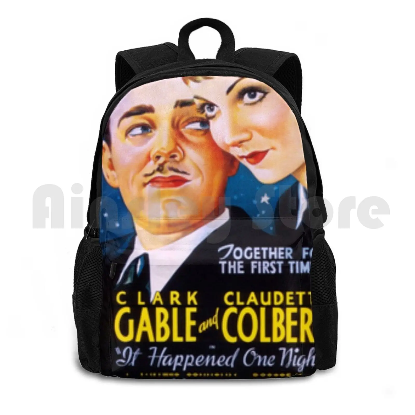 It Happened One Night Outdoor Hiking Backpack Riding Climbing Sports Bag Old Film Old Movie Old Movies Old Cinema Classic