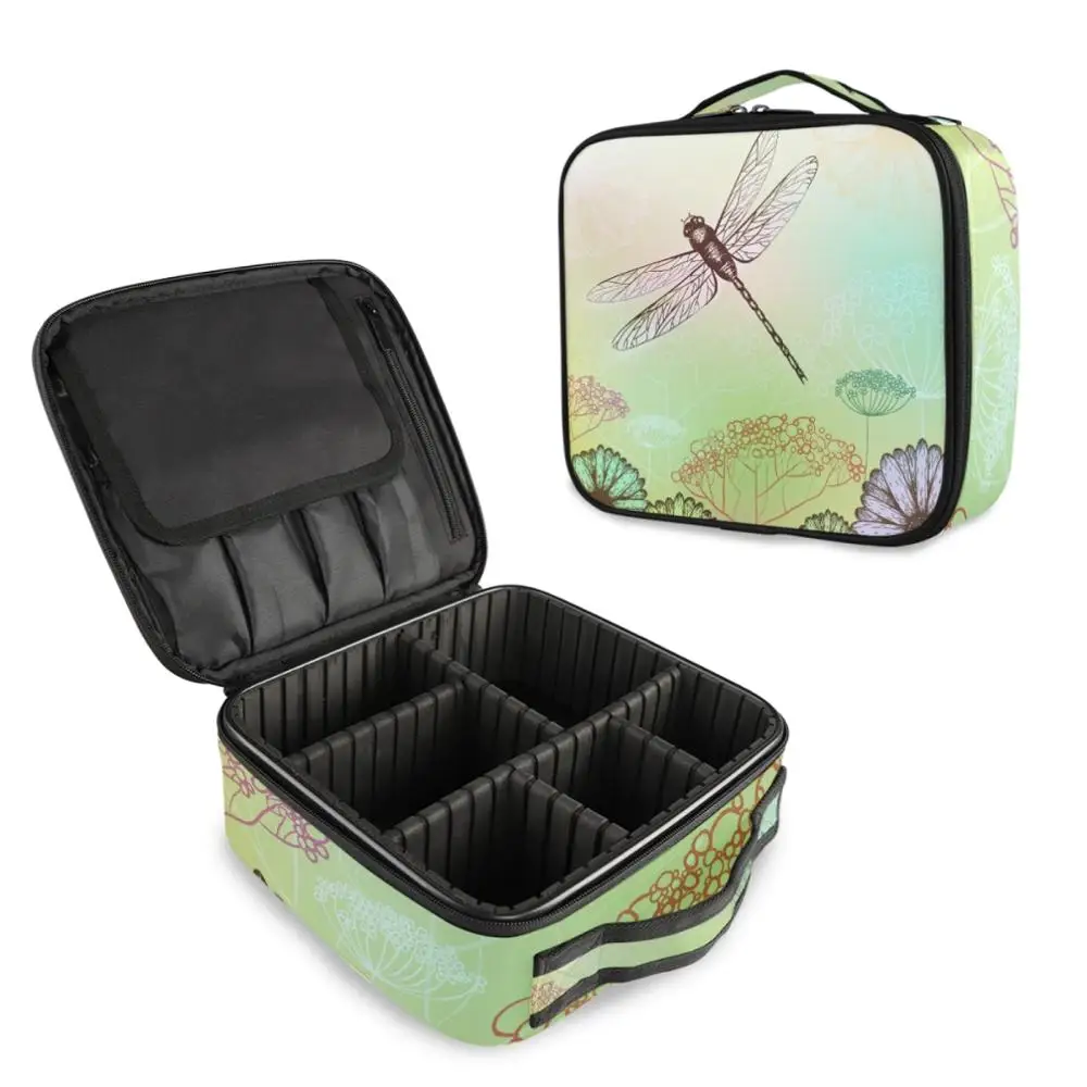 

New Female Brand Profession Makeup Case Fashion Beautician Cosmetics Organizer Storage Box Tool Suitcase For Women Make Up Bag