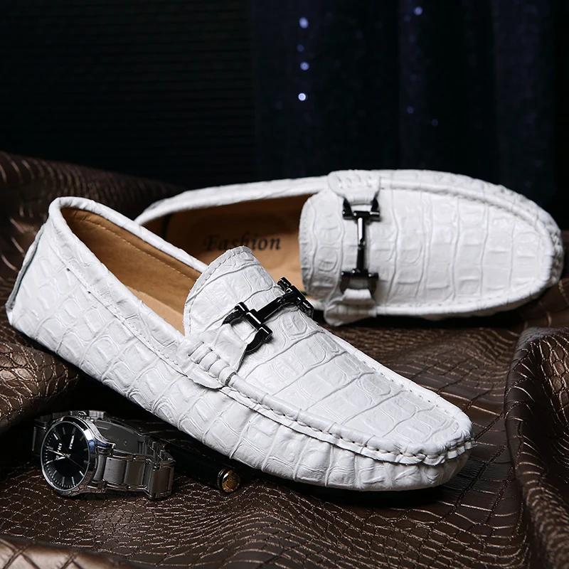 

Men Loafers Shoes 2021 Autumn Fashion Flats High Quality Leather Man Moccasins Classic Comfy Luxury Designer Men Casual Shoes