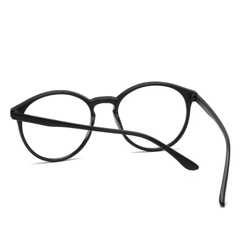 Imagen 2 del producto Gafas ovaladas con montura grande para miopía para hombre y mujer, anteojos recetados con montura Retro gris, 0-0,5-0,75-1,0 a-6,0