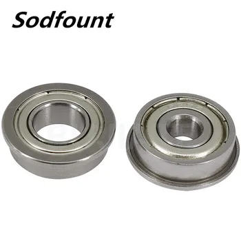 1PC CNC Flange bearing with flange F6000 6001 6002 6003 6004 6005 6006 RS ZZ