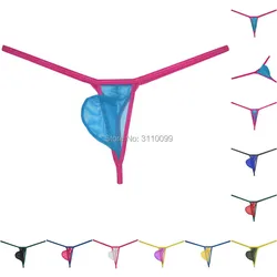 Perizoma da uomo intimo sottile setoso frivolo traspirante rigonfiamento marsupio Bikini Air Light Sport perizoma a rete