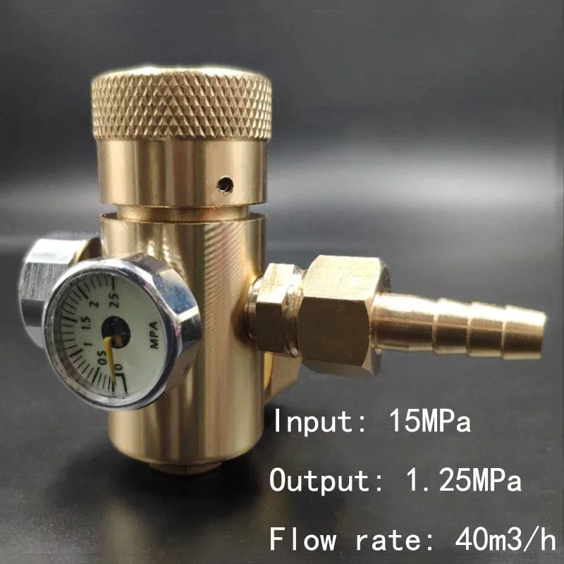 Regulador de presión de oxígeno de cobre, reductor de Gas de corte Industrial