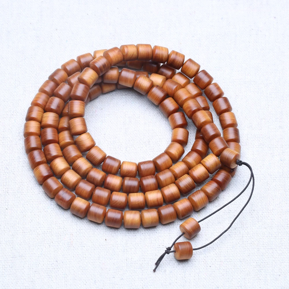 Natural Sandalwood Handmade Rosary Sandalwood Bracelet 99 Rosary Beads Islam Muslim 8mmx8mm Beads