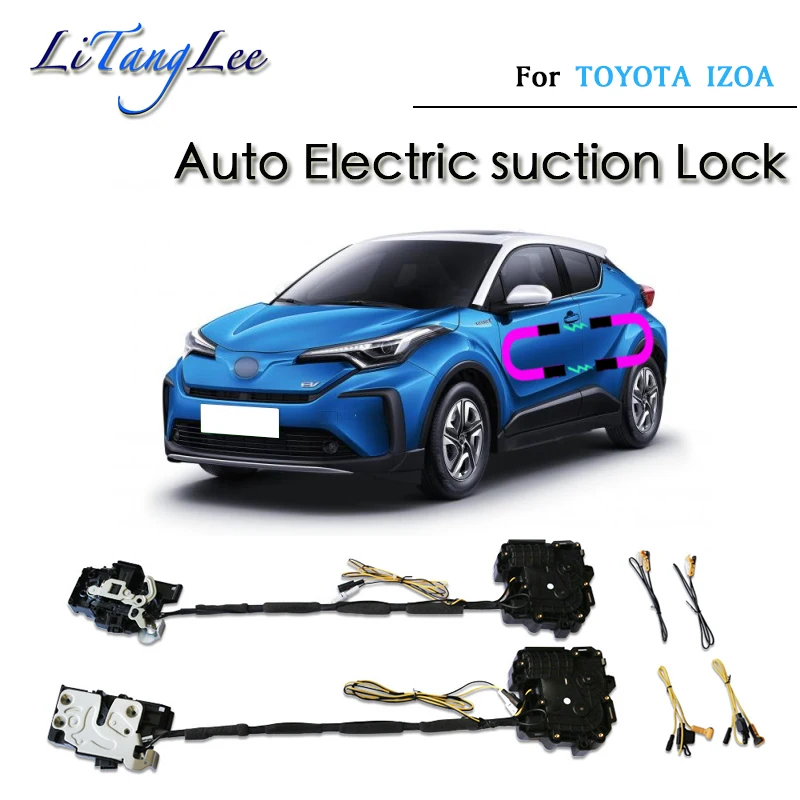 

For TOYOTA IZOA 2018~2019 Car Soft Close Door Latch Pass Lock Actuator Auto Electric Absorption Suction Silence Closer