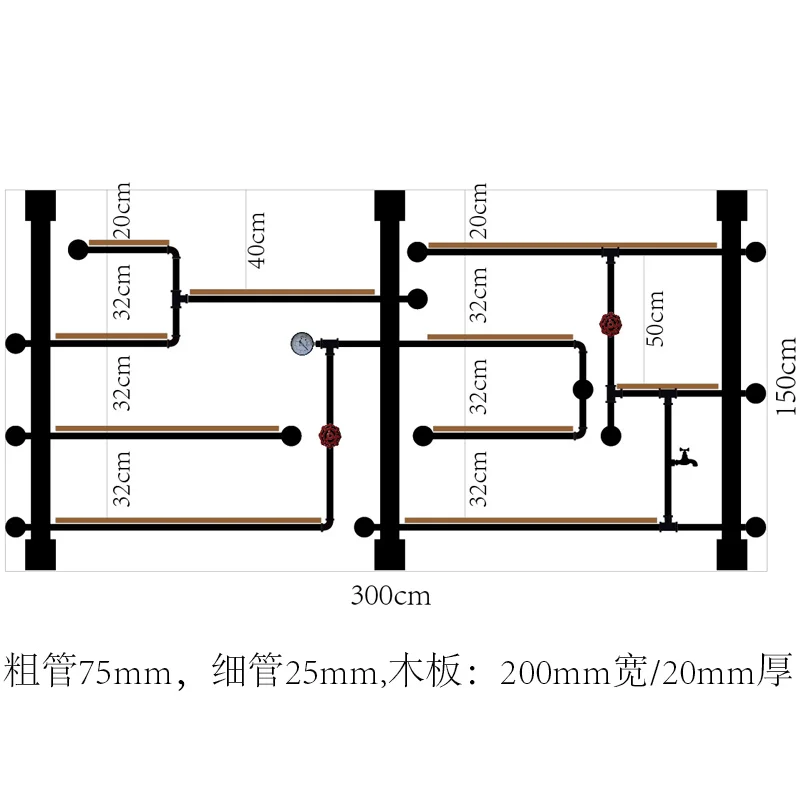 Home Wall Decoration Wine Cup Rack, Retro Design Creative Wall-mounted Wine Rack, Wine Cabinet Wall Wine Bottle Rack