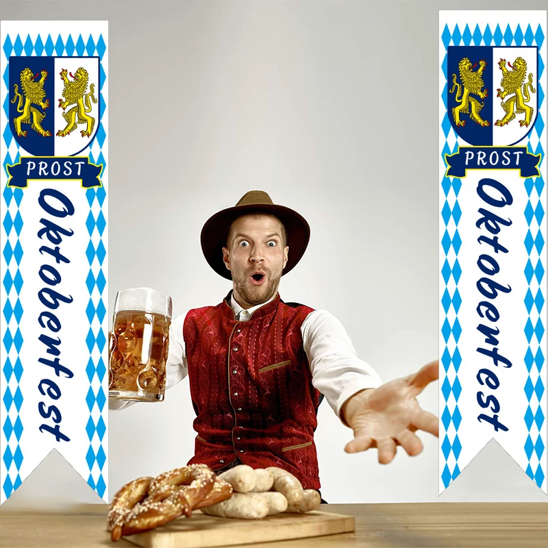 2021 Oktoberfest Trang Trí Bia Đức Quốc Kỳ Lễ Hội Dự Tiệc Cung Cấp Trang Trí Bayern 100 Người Fiesta Biểu Ngữ Miễn Phí Vận Chuyển