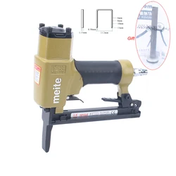 Meite 20GA 1013JL Pneumatic 11.2mm Crown Staples Gun  Etra Long Mouth Air Stapler