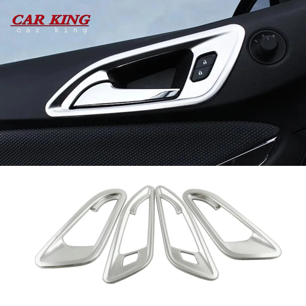 

For Chevrolet Cruze 2016 2017 2018 Car inner door protector handle Bowl frame cover trim Stainless steel Car Styling Accessories