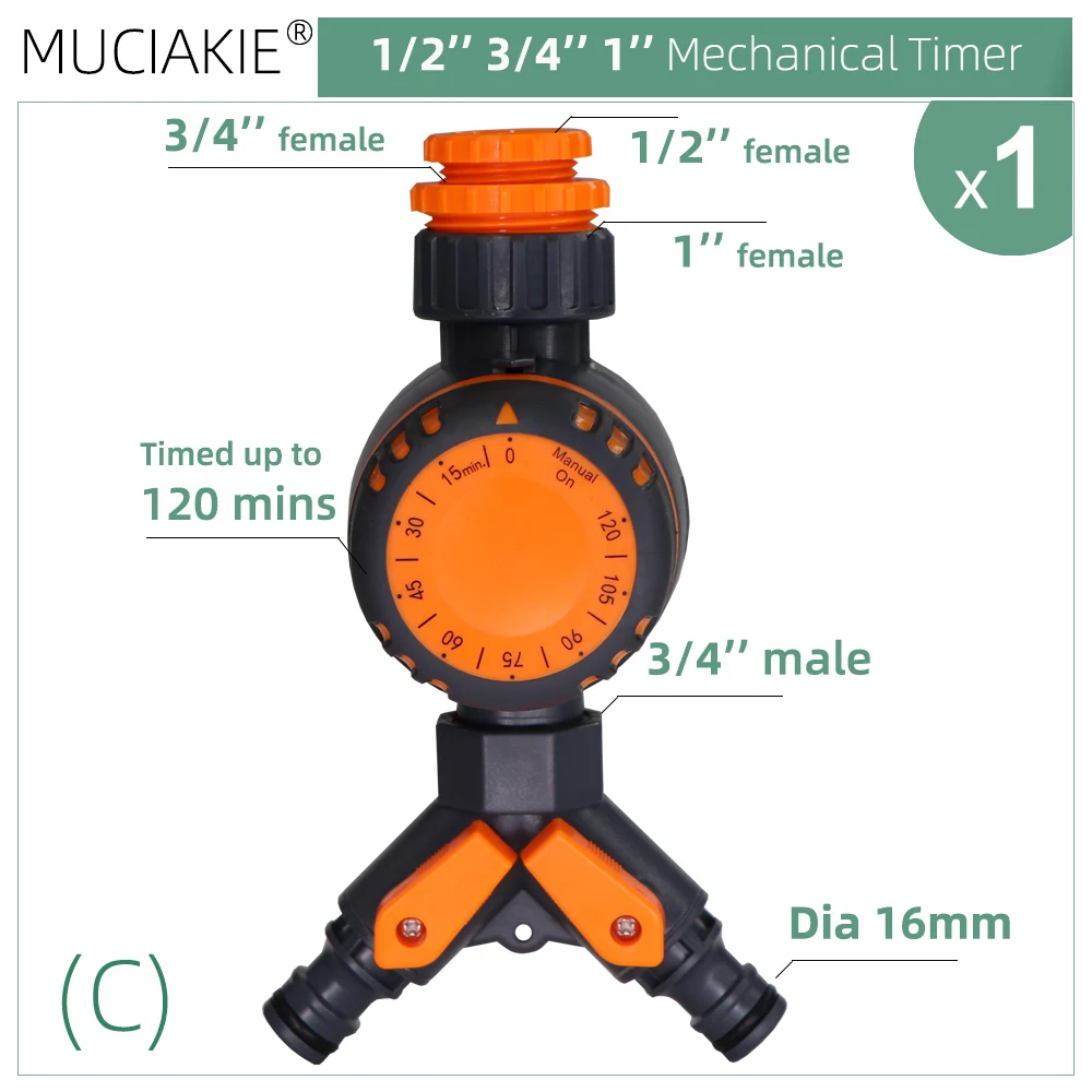 Automatische Tuin Watering Irrigatie Controller Intelligente Mechanische Dagelijks Water Timer Voor Outdoor Slang Drip Sprinklers Tool