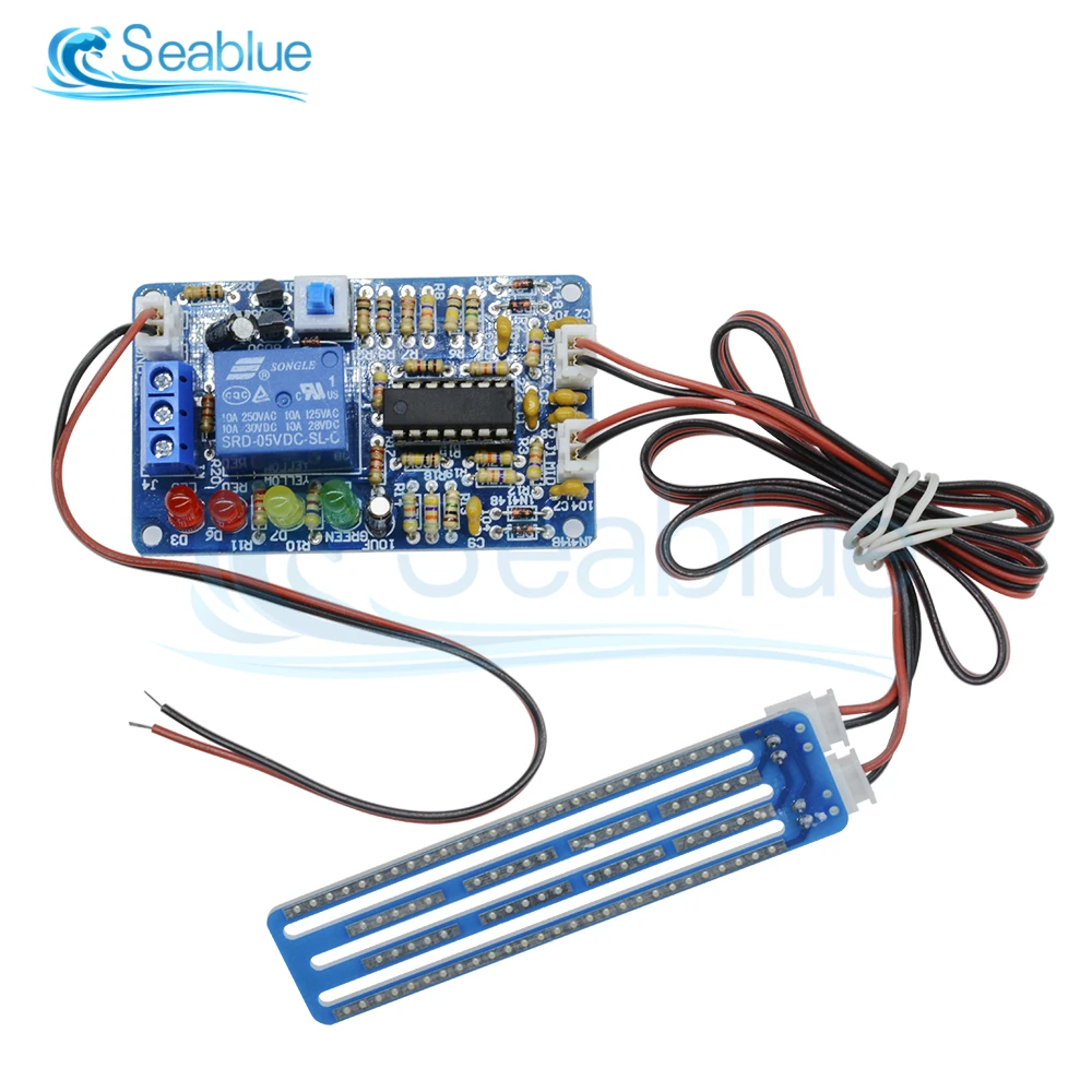 Imagem -02 - Sensor de Detecção de Nível de Água 5v Módulo Controlador de Nível de Líquido Kits Faça Você Mesmo Dispositivo de Drenagem Automática Controlador com Indicador de Led