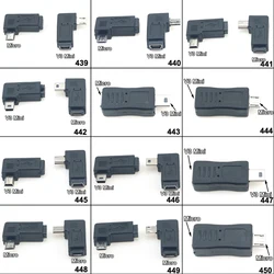 Mini USB to Micro USB Male Female Printer V3 Micro USB Plug Jack Power Connector Charging Adapter for Phone MP5 ect