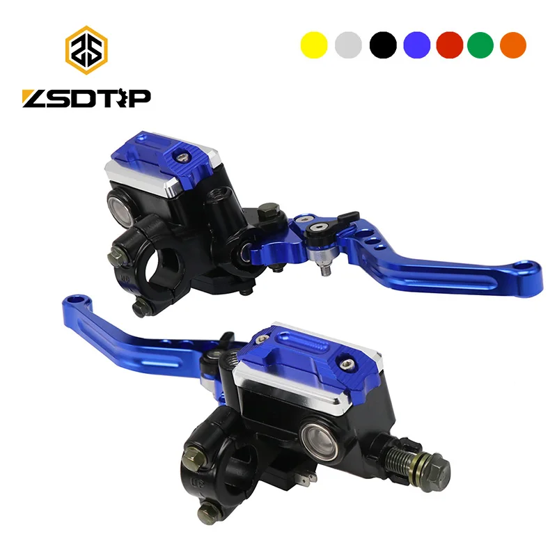 

ZSDTRP 1Pair 22mm Motorcycle Roller Adjustment Brake Clutch Levers Universal CNC Motorcycle Handlebar Hydraulic Brake Pump