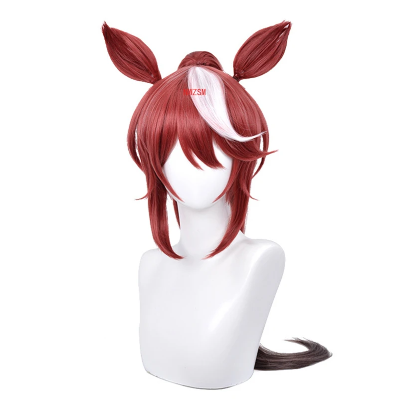 

Uma Musume Pretty Derby Tokai Teio Women Cosplay Wig Anime Special Week Halloween Party Role Play Hair