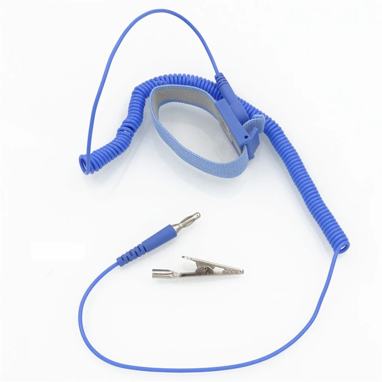 Cordless Wireless Clip Antistatic Anti Static ESD Wristband Wrist Strap Discharge Cables For Electrician IC PLCC worker