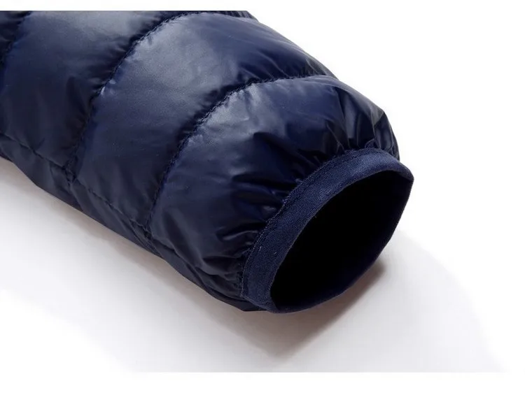 2026 Men's Lightweight Warm Coat, Winter Parkas Jacket Royal Blue Black Gray Red Green Male Light and Thin Coats