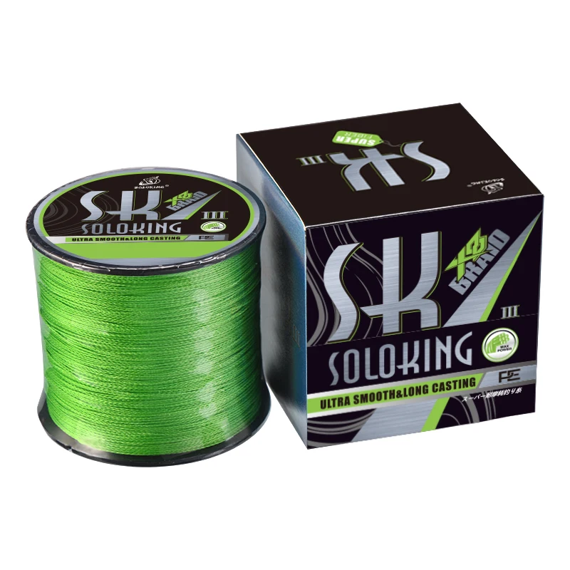 SOLOKING 300M PE Braided Fishing Line 8 Strands PE Line 18-100LB Strong Power Multifilament Thread For Carp Bass Fishing Tackle