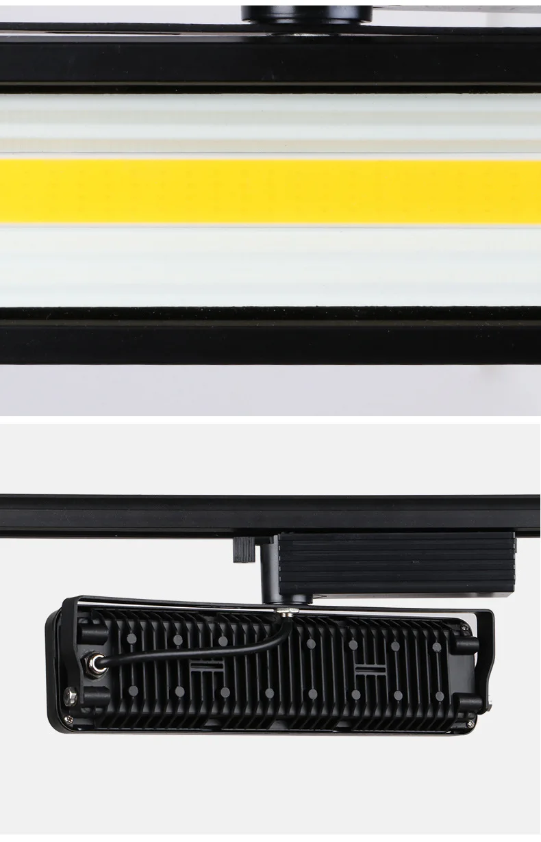  4PCS COB 50W LED Tracking Light  Track Lamp For Clothing Store Shop Track Rail Light AC220V