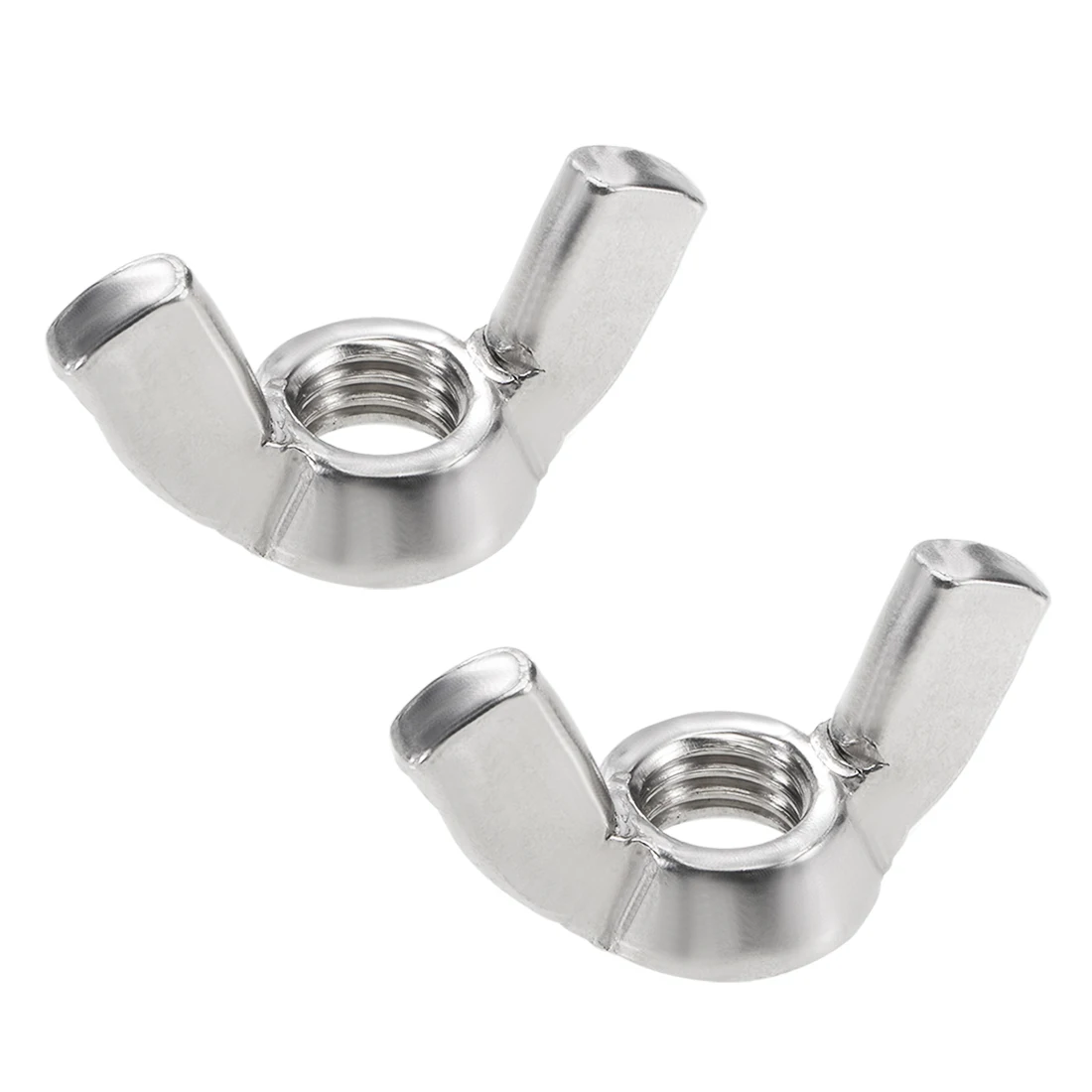 

2pcs #1/2"-13 Wing Nuts 304 Stainless Steel Shutters Butterfly Wing Nut Hand Twist Tighten Fasteners Parts